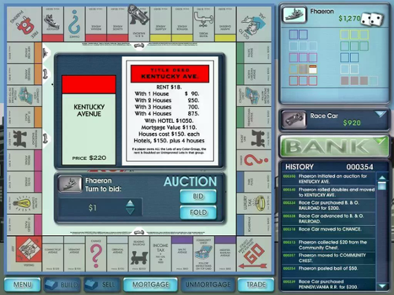Monopoly screenshot