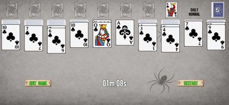 Spider Solitaire 2 HD screenshot