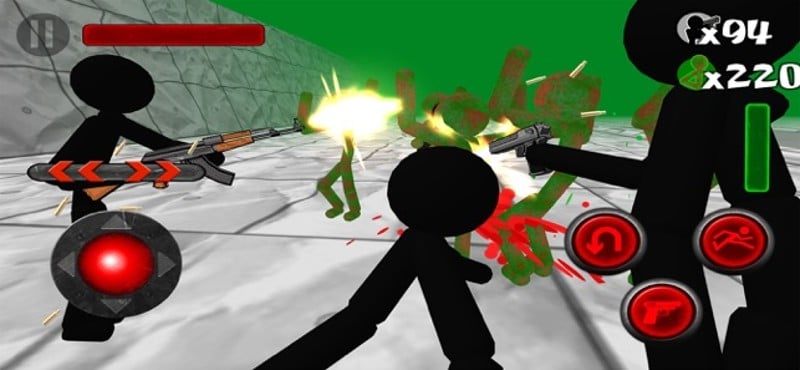 Stickman vs Zombies 3D screenshot