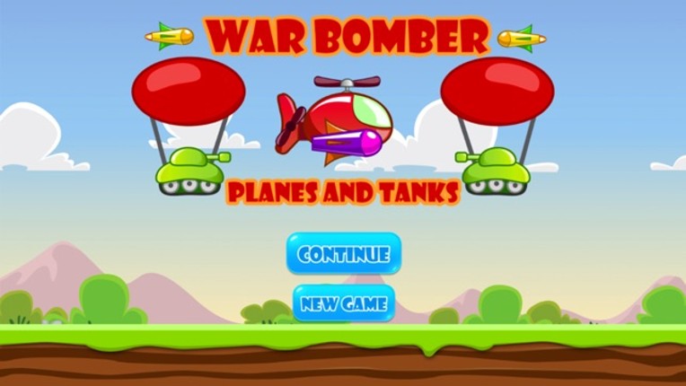 War Bomber Shoot Planes and Tanks Protect World Image