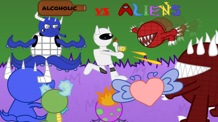 Alcoholic VS. Aliens Game Cover