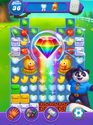 Candy Fruit Match 3 Puzzle screenshot