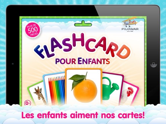 French Flashcards for Kids and logic game «Find a Picture» Image