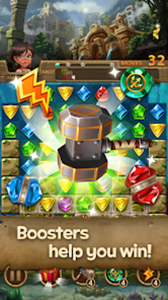 Jewels Atlantis: Puzzle game screenshot