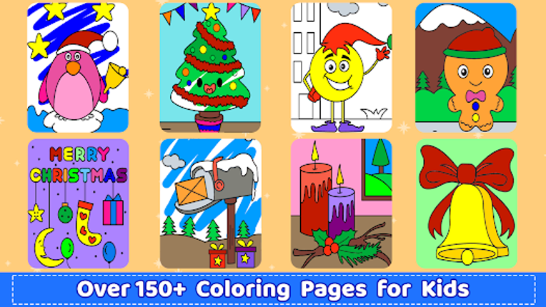 Christmas Coloring Book Games screenshot