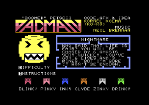 Doomed PETSCII Pacman C64 Image