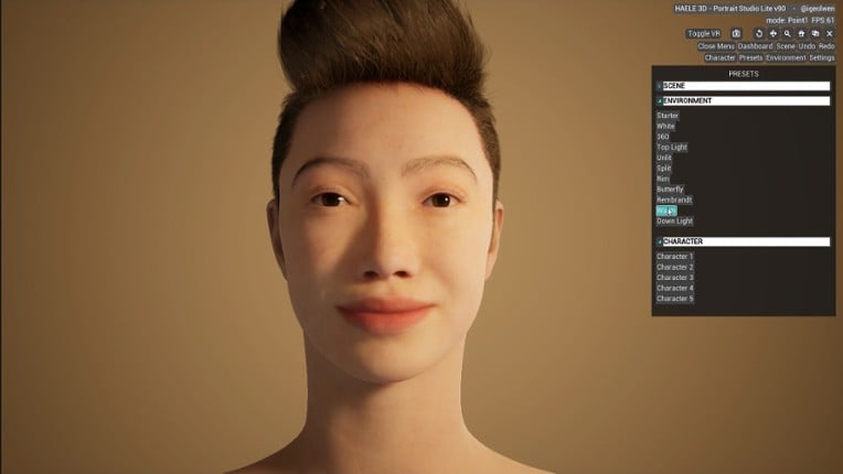 HAELE 3D - Portrait Studio Lite - Drawing References screenshot