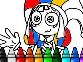 Pomni Coloring Book Image