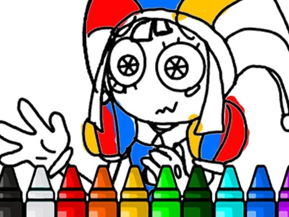 Pomni Coloring Book Game Cover