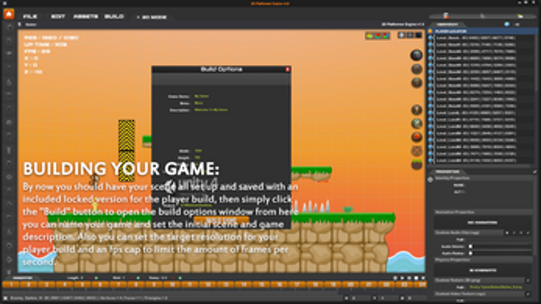 2D Platformer Engine Image