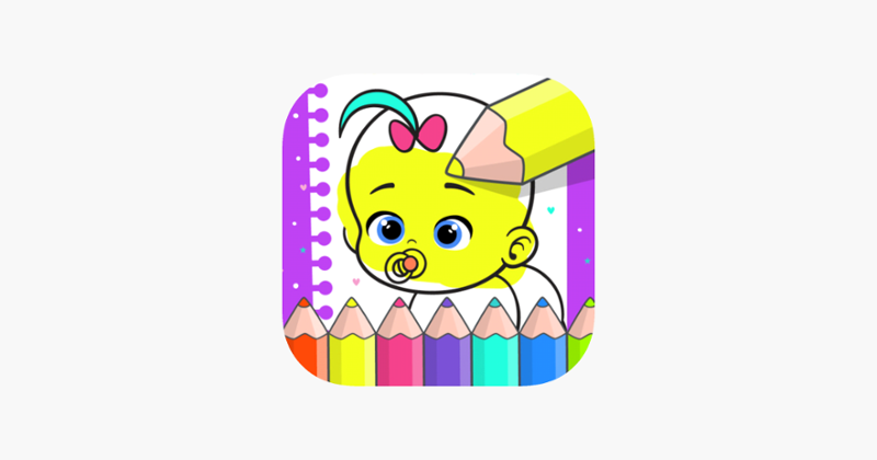 Coloring Babies - Baby drawing Image