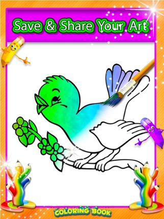 Coloring Book &amp; Pages Game screenshot