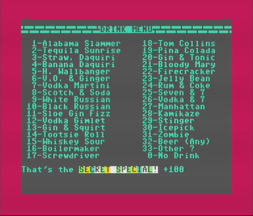Drink & Drown (C64) screenshot