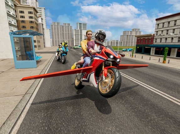 Flying Motorbike: Bike Games screenshot