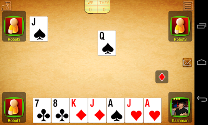 Belot online (Bridge-Belote) screenshot