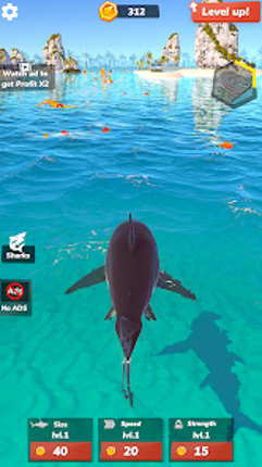 Idle Shark 2-Mega Tycoon Game screenshot