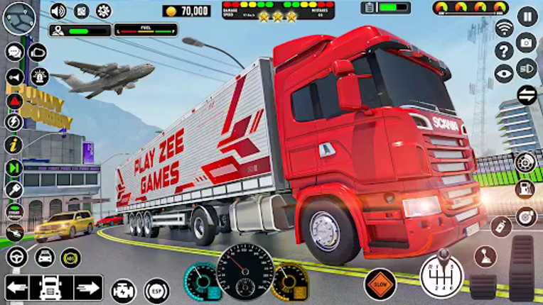 Crazy Car Transport Truck Game screenshot