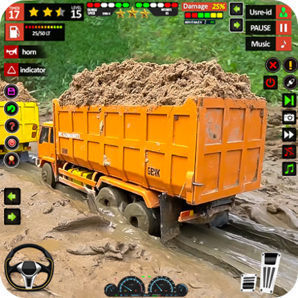 Offroad Mud Cargo Truck Driver Image