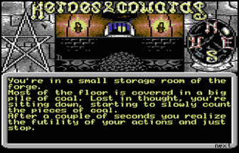 Heroes & Cowards – The Pentagram of Power (C64) Image