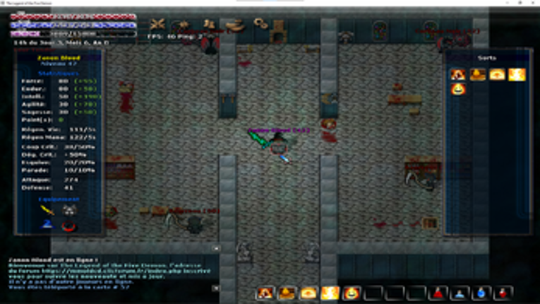 La légende Des Cinq Démons (MMorpg) screenshot