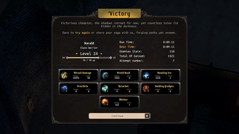 Heretical screenshot