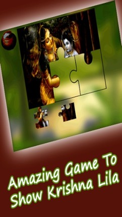 Little Krishna jighsaw puzzle free game for kids - the hindu divine god krishna lila Image