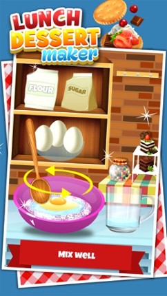 Lunch Dessert Food Maker Games for Kids Free screenshot