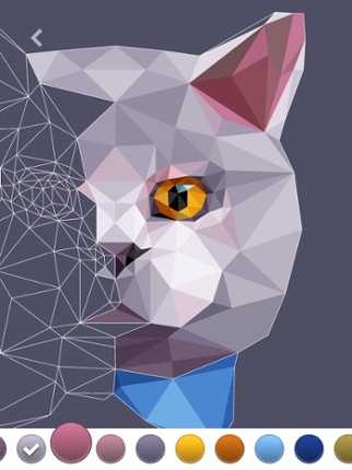 PolyGO - LowPoly Coloring Book Image