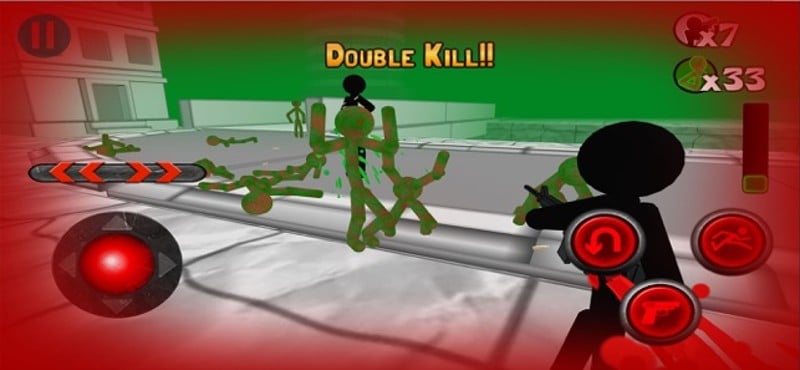 Stickman vs Zombies 3D screenshot