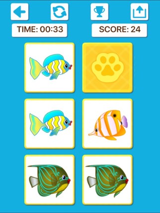 Animal Memory Matching Games screenshot