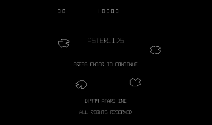 Asteroids Game Cover