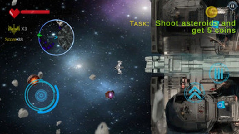 Astrobusters – A Modern Tribute to the Classic Asteroids! screenshot