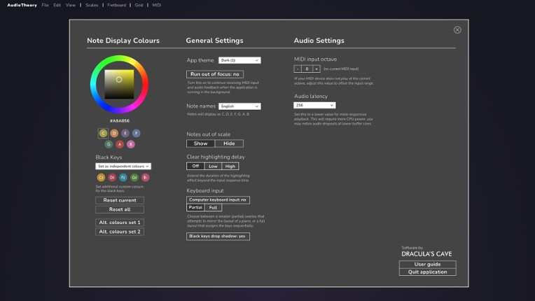 AudioTheory Grids screenshot