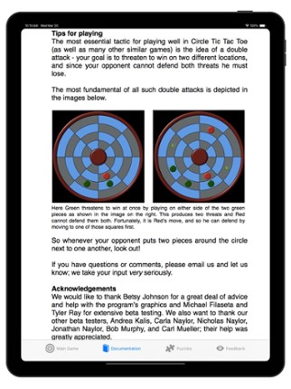 Circular Tic Tac Toe Image