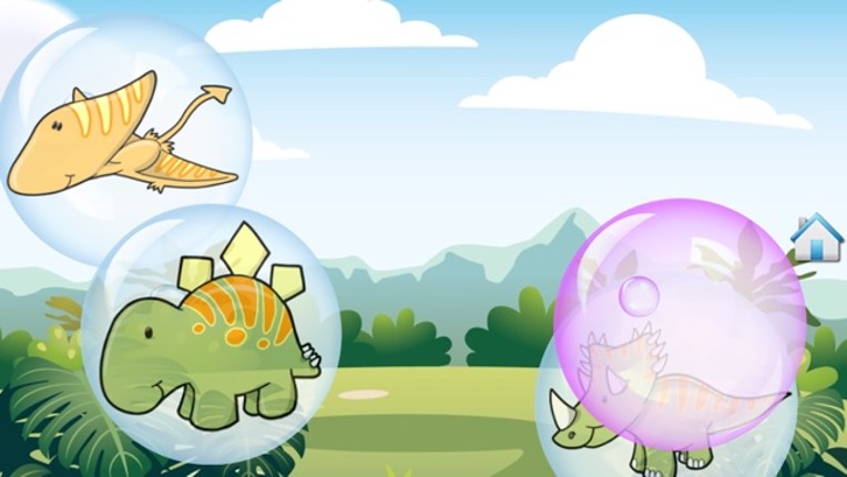 Dino Bubbles for Toddlers : discover the Dinosaurs ! FREE App screenshot