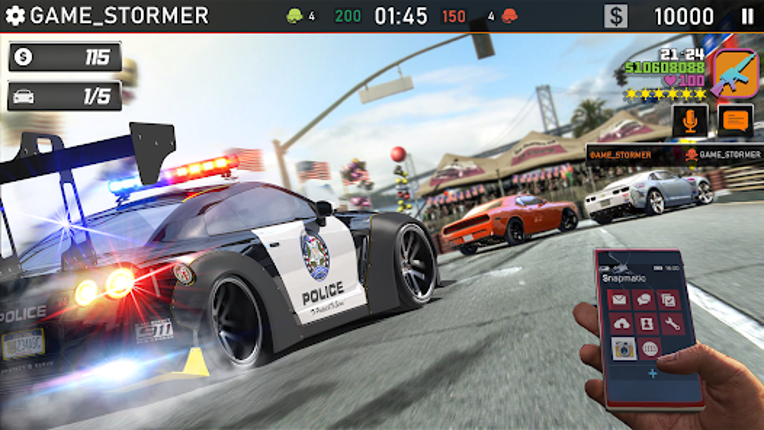 Police Car Chase Car Games screenshot