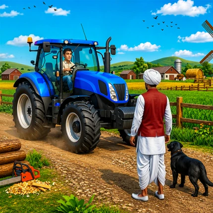 Real Tractor Farming Sim Games Image