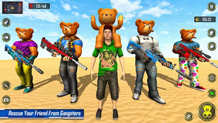 Teddy Bear Gun Shooting Game screenshot