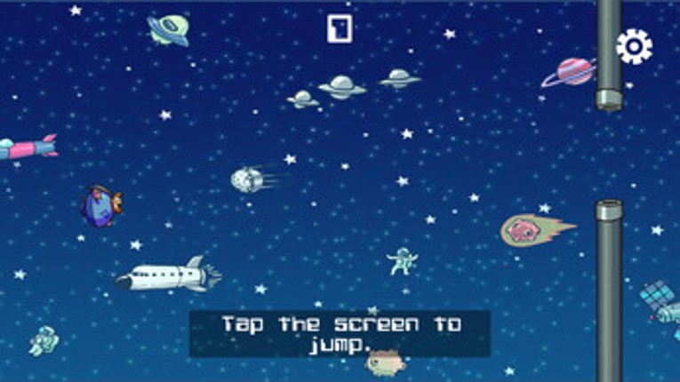 Intergalactical Flappy Hero Image