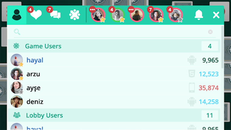 Pisti Online screenshot