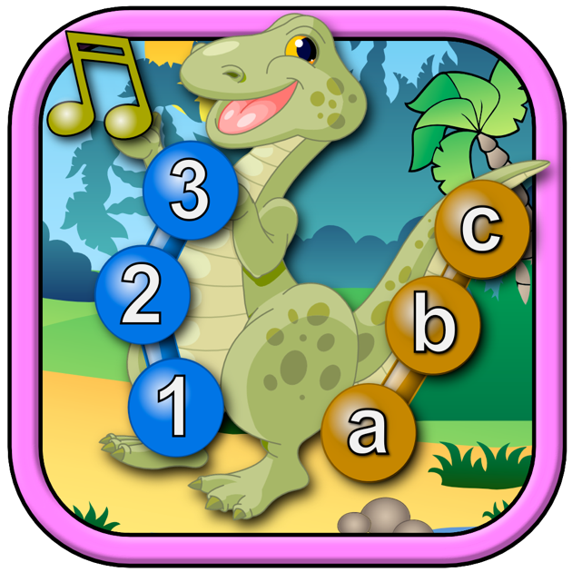 Games like Kids Dinosaur Join and Connect the Dots Puzzles - Rex teaches the ABC numbers and counting