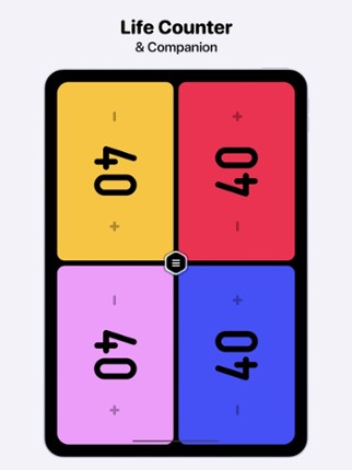 MTG Life Counter App: Lotus screenshot