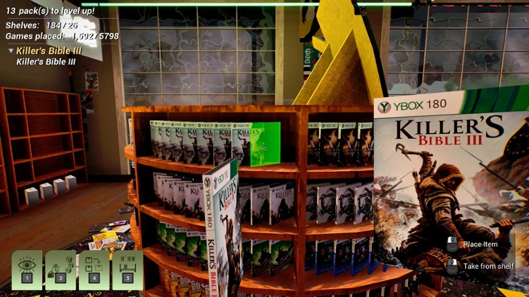 MY CAT SCATTERED GAMES: Tidy Videogame Supermarket Image