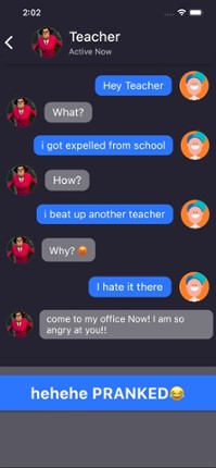 Scary Teacher Chat Fun- Master screenshot