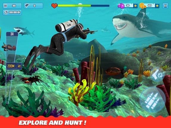 Shark Hunting Games: Sniper 3D screenshot