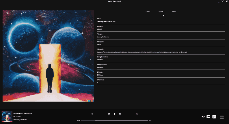Veles screenshot