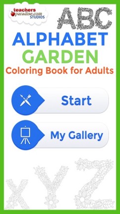 Adult Coloring Books: Alphabet screenshot