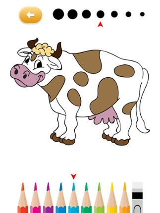 Animal Coloring Free Printable Worksheets for Kindergarten &amp; Pre K screenshot