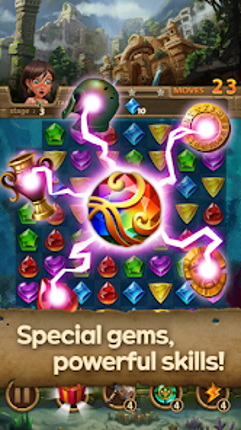 Jewels Atlantis: Puzzle game screenshot