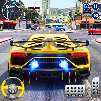 Car Driving Open World Game 3D Image